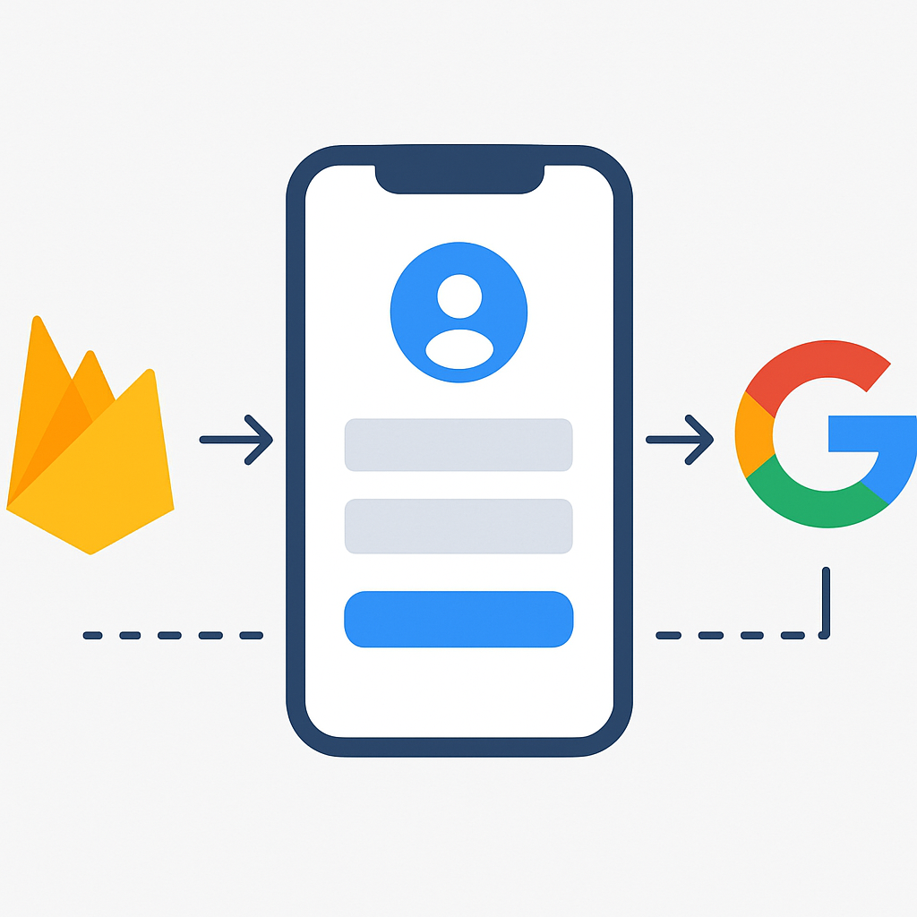 Firebase ve Google Sign-In entegrasyonu akış diyagramı