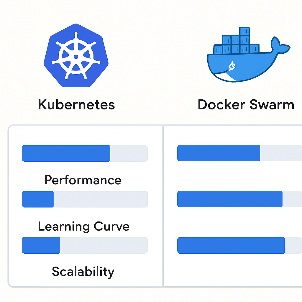Kubernetes ve Docker Swarm performans karşılaştırması