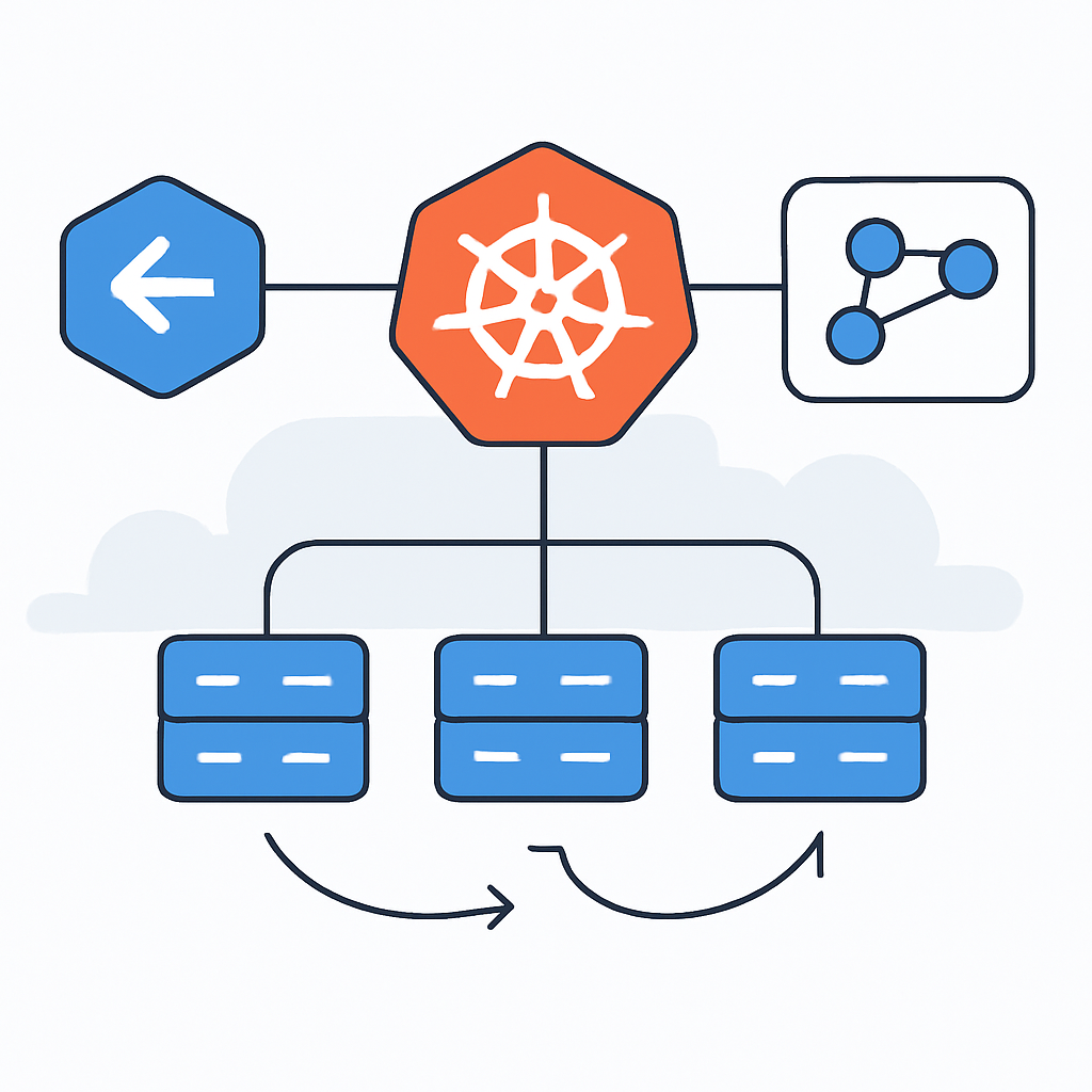 Kubernetes mikroservis mimarisi service mesh ve ingress yapısı