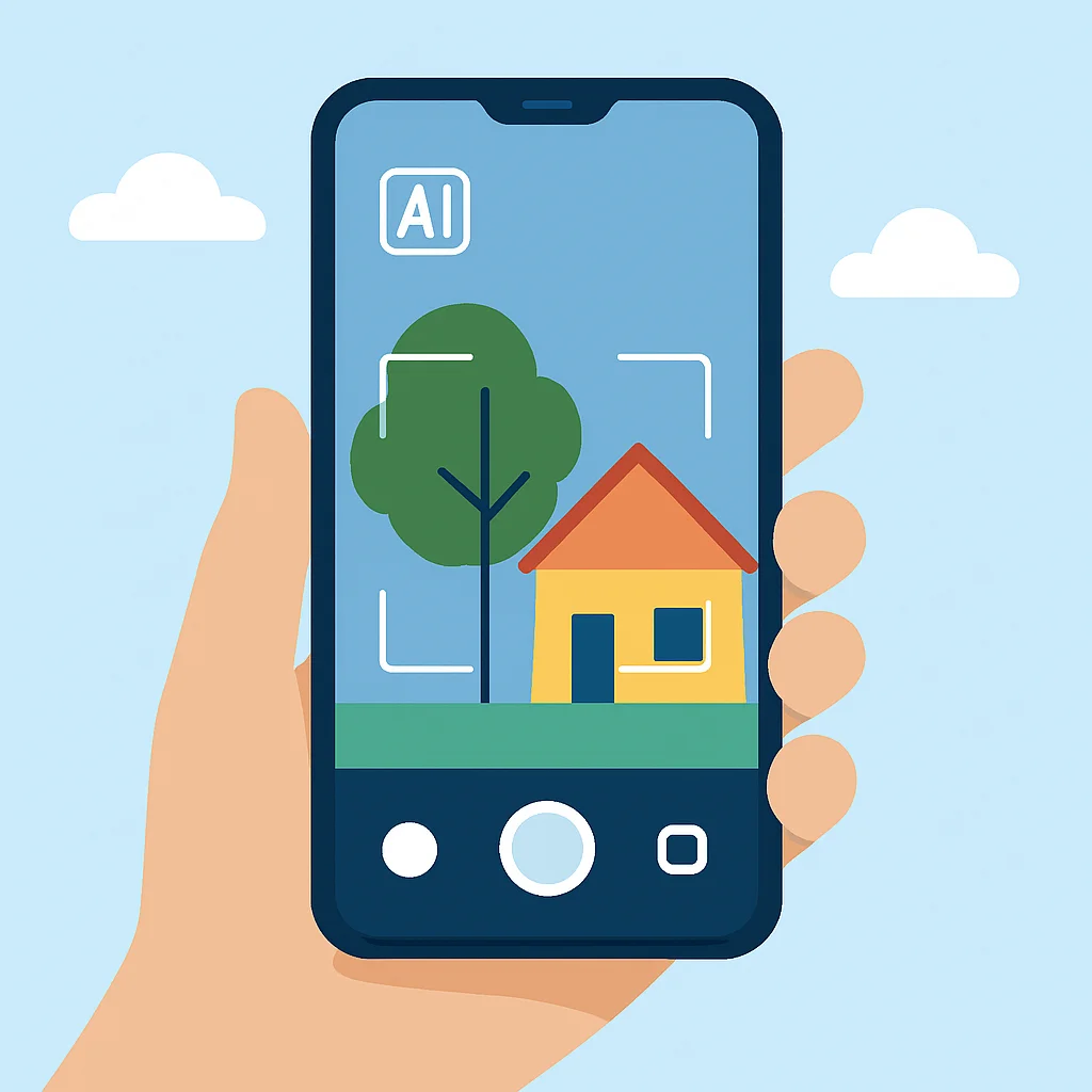 Yapay zeka destekli akıllı telefon kamera arayüzü, gerçek zamanlı sahne tanıma ve gelişmiş fotoğrafçılık için semantik segmentasyon gösterimi