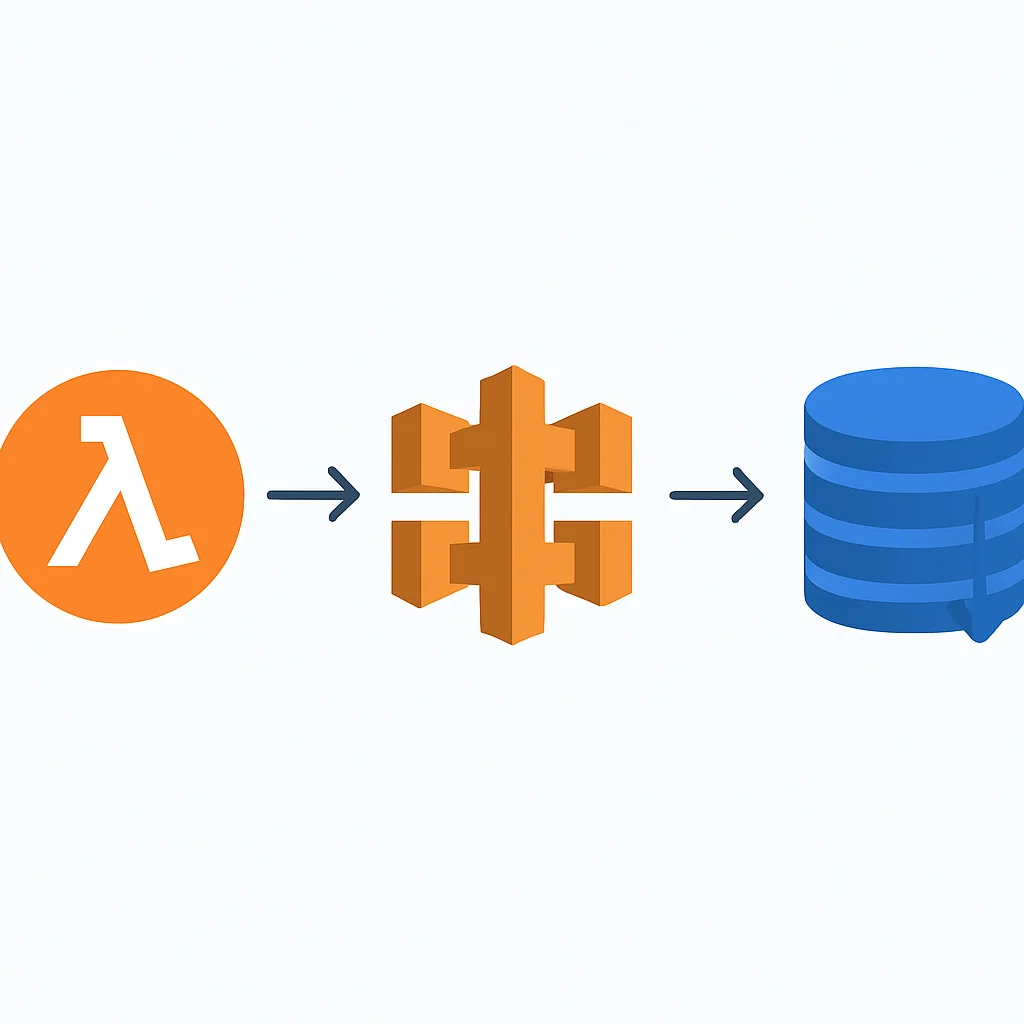 Lambda, API Gateway ve DynamoDB arasındaki veri akışını gösteren diyagram