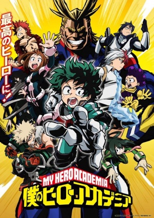 My Hero Academia ana karakterler posteri