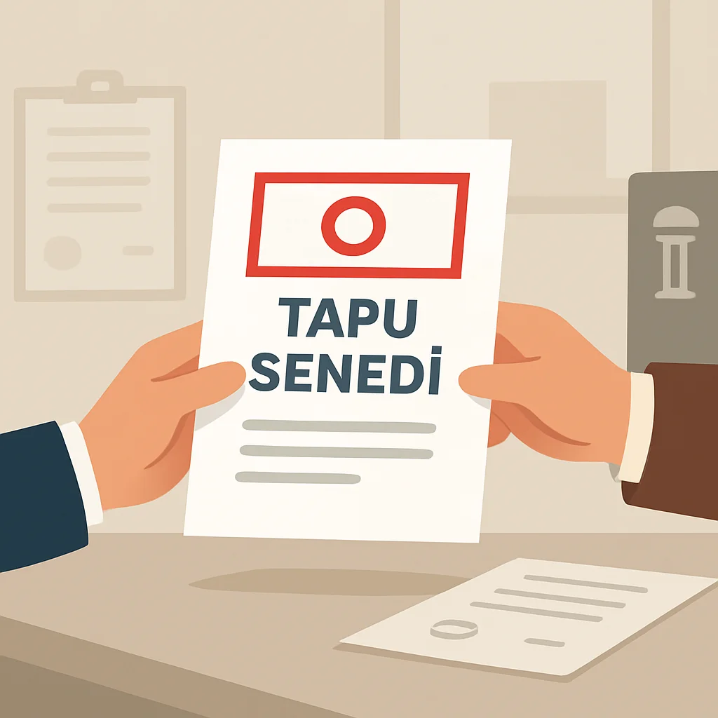 Tapu devir işlemleri sırasında tapu senedi değişimi