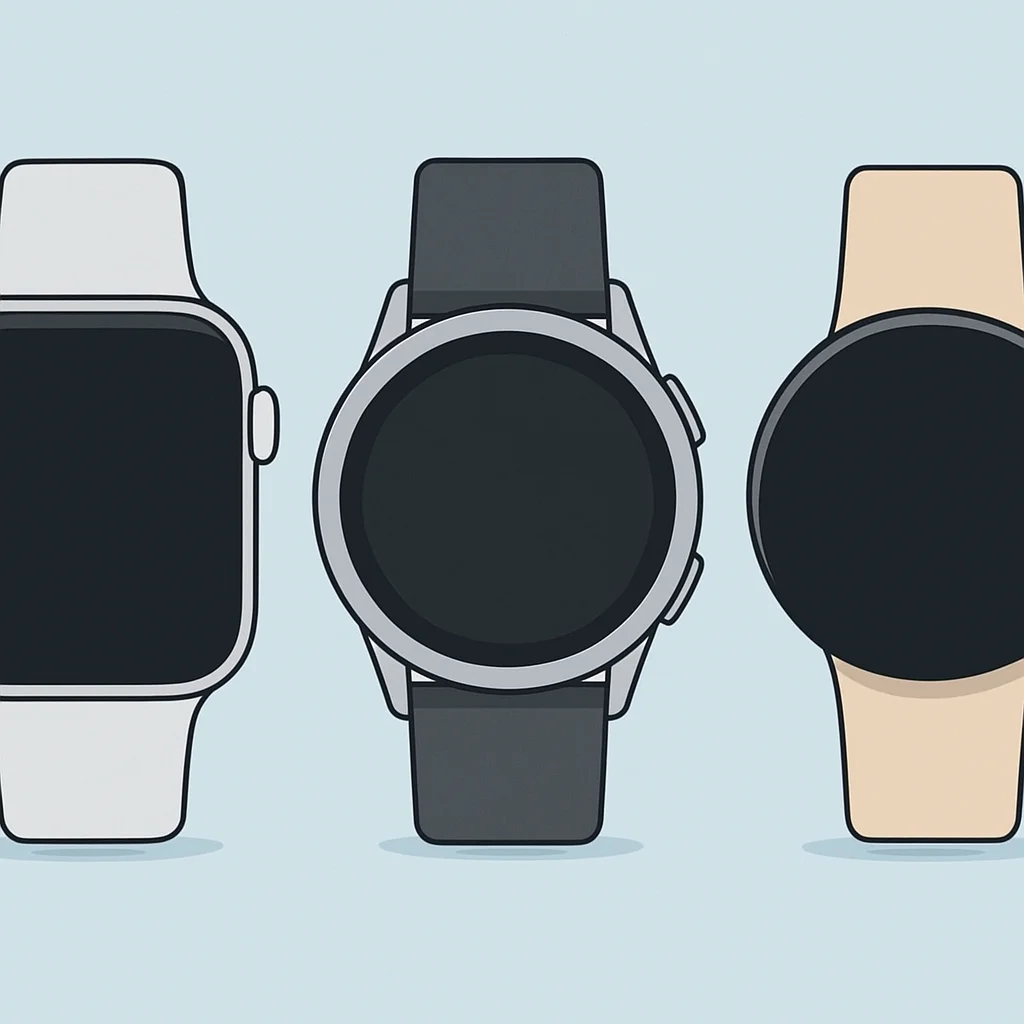 Apple Watch, Samsung Galaxy Watch ve Google Pixel Watch tasarımları ve malzeme karşılaştırması