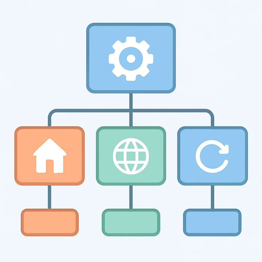 Farklı Service Worker önbelleğe alma stratejilerini (Cache First, Network First, Stale-While-Revalidate) gösteren akış şeması