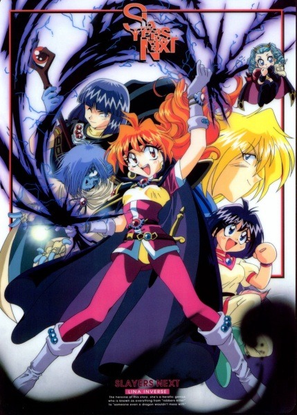 Slayers serisinden Lina Inverse ve Gourry Gabriev'in modern çizimle yeniden tasarlanmış hali