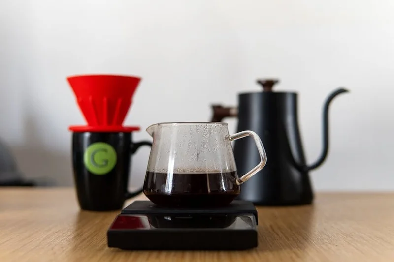 Narin lavantalı makaron ile V60 demleme kahve