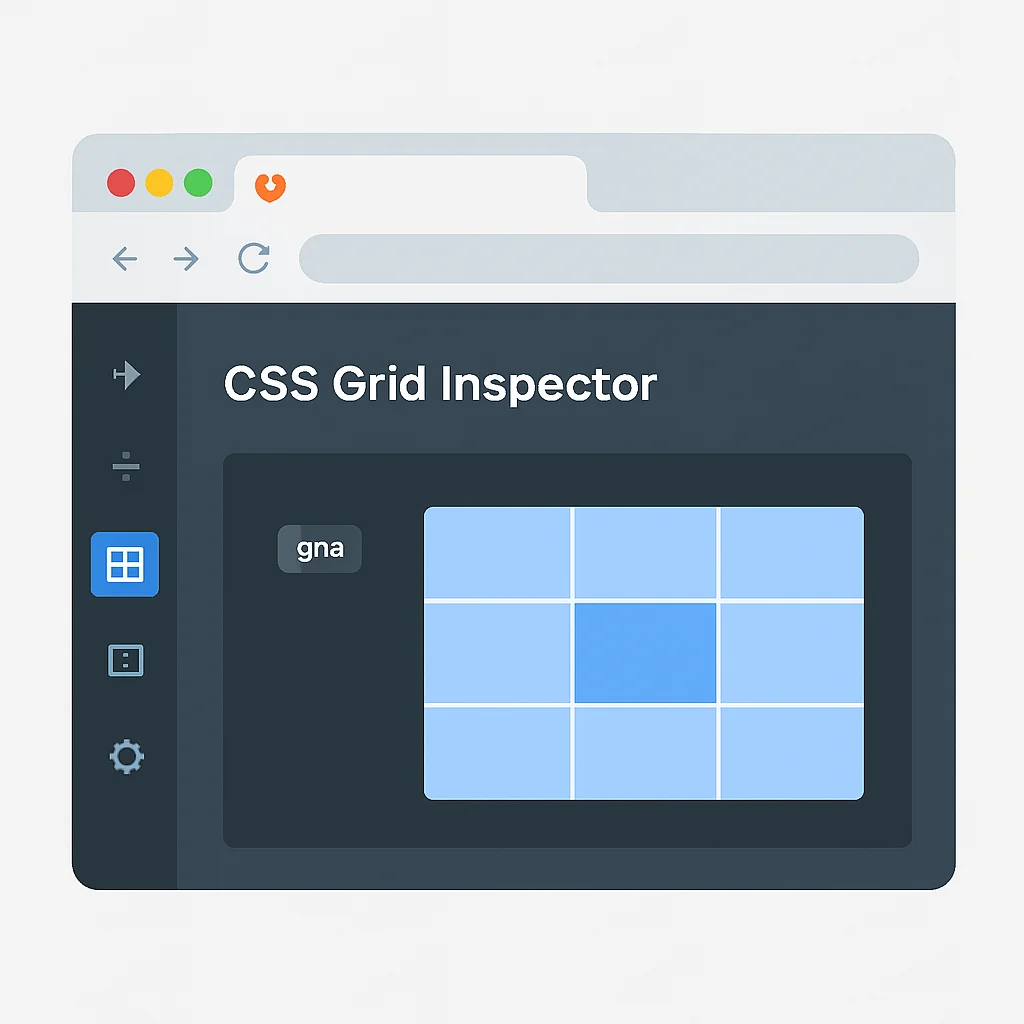 Firefox Geliştirici Araçları CSS Grid Inspector ekran görüntüsü