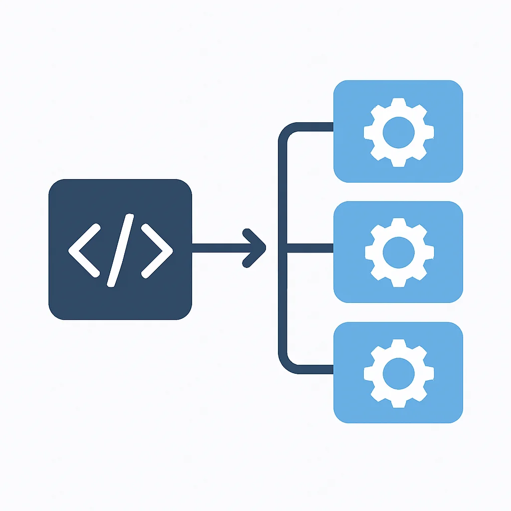 API Gateway'in mikro hizmetlere istek yönlendirme diyagramı